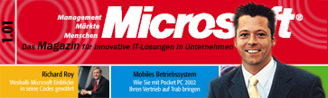 Microsft Magazin Titelseite